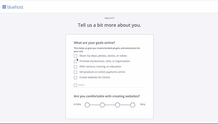 Tell us a bit more about you bluehost